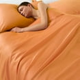 thumbnail image 5 of NTBAY 24 Pack Silk Satin Standard Pillowcases with Hidden Zipper, Super Soft Bed Pillow Cases for Hair and Skin, 20"x26", Orange, 5 of 5