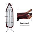 thumbnail image 5 of HELLHERO 15x54 Polyester Fabric Iron Covers - Universal Fit Ironing Board Protective Cloth for Home, Blood Hand Texture, 5 of 6