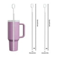 thumbnail image 3 of NiHome 12-Pack Heavy Duty Straw Cleaning Brushes Fit for Stanley Tumbler, 6mm &10mm Straw Cleaner Brush for Different Straw Sizes, 12" Extra Long Straw Brushes, Durable Nylon&Stainless Steel Reusable, 3 of 7