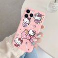 thumbnail image 1 of Phone Case for For Apple iphone 14 Pro Max 14 Plus Girls Anti-drop Cartoon Cinnamoroll Kuromi Hello Kitty Silicone Siling Cover ZR, 1 of 7