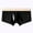 Black, variant on Fgnfyis Men's Breathable Underwear Soft Comfortable Briefs for Daily Wear All Season Elastic Waistband No Ride Up Mens Underwear Briefs Yellow M