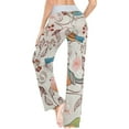 thumbnail image 5 of Women's Pajama Pants Cartoon Birds Comfy Stretch Sleepwear Essentials womens Lightweight Lounge Terry Pajama Pant, X-Large, 5 of 7