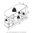 thumbnail image 2 of Furinno JAYA Meuble TV d'Angle Design Simple, Blanc/blanc, 2 of 6