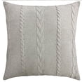 thumbnail image 1 of hometrends Boutqiue Cable Knit Decorative Pillow, 1 of 4