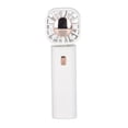 thumbnail image 2 of Ventilador de mano con diseño colgante tipo C, ventilador USB de refrigeración portátil recargable para interiores y exteriores, 5V, 1A, blanco, 2 of 8