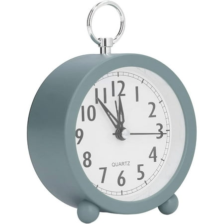 Desk Clock, Battery Operated Table Clocks for Living Room Decor