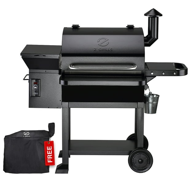 Z GRILLS ZPG-10002B 1060 sq. in. 8-in-1 Wood Pellet BBQ Grill and Smoker