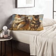 thumbnail image 6 of Honeii Farm Corgi German Shepherd Decorative Throw Pillow Case - Elevate Your Couch, Sofa, or Bed with Stylish Home Decor, Perfect Gift Idea-20"x30", 6 of 6