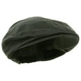 thumbnail image 4 of MG Men's Plaid Ivy Washed Canvas Newsboy Cap Hat - Dark Grey, 4 of 5