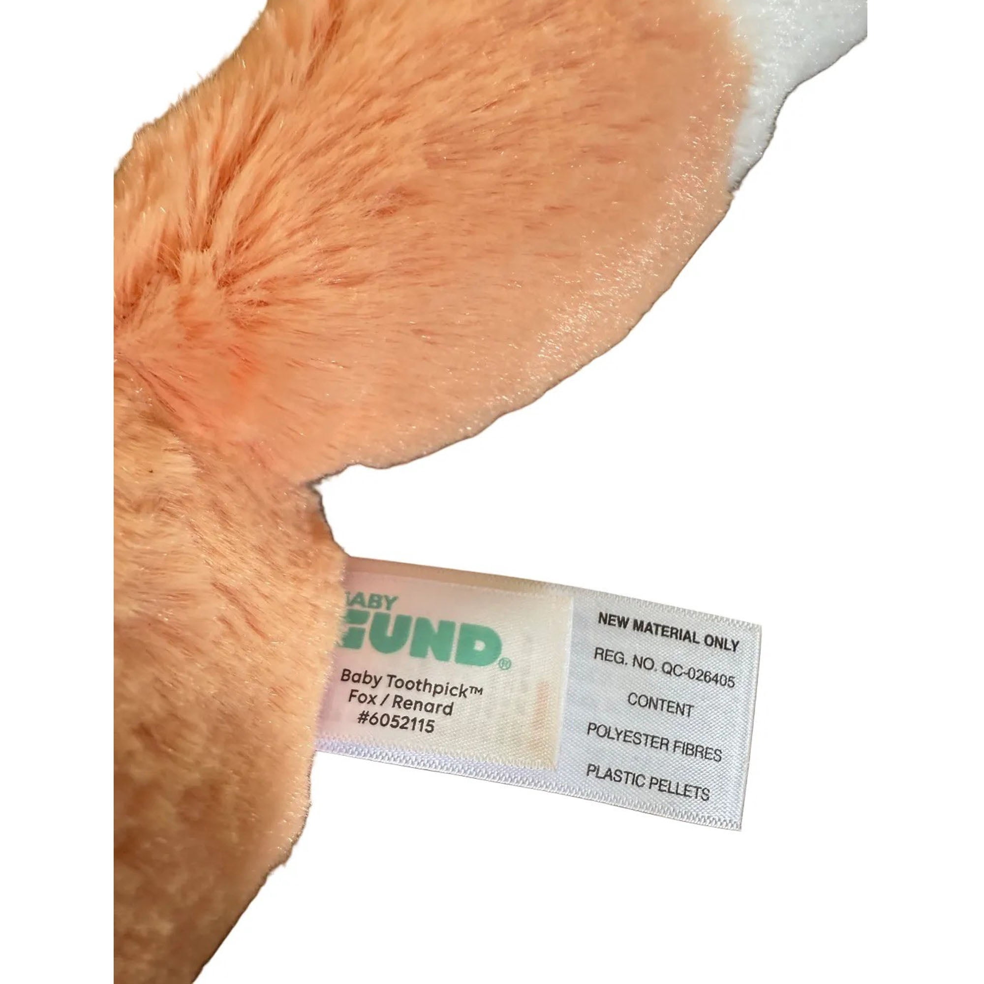 Gund Baby Toothpick Fox 10 Inch Plush Figure