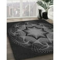 thumbnail image 2 of Ahgly Company Indoor Rectangle Patterned Night Black Area Rugs, 2' x 3', 2 of 6