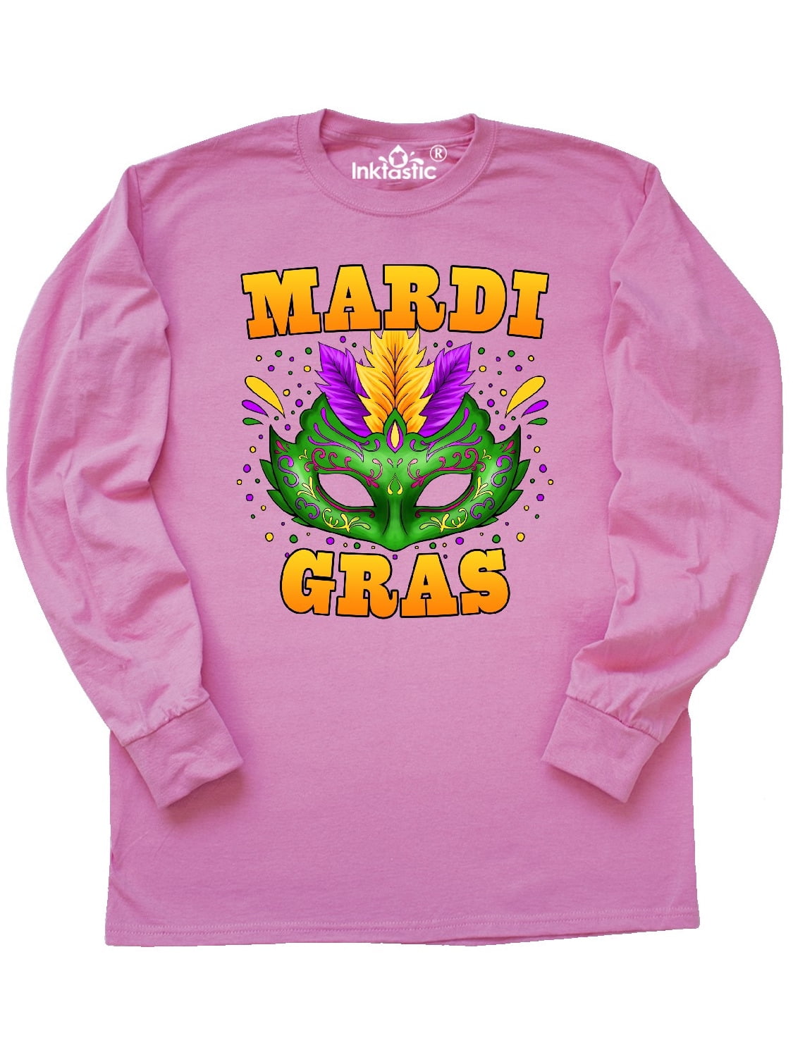 black long sleeve mardi gras shirt