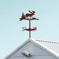thumbnail image 4 of Elk Weather Vane for Roof Mount Vintage Metal Weathervane Wind Direction Indicators Wind Vanes Signs for Farmhouse Yard Outdoor Farm Barn Sheds Garden Patio Christmas Decoration Copper Red, 4 of 7