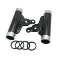 thumbnail image 1 of Soporte de faro de motocicleta Accesorios de motocicleta Equipo de reparación Acero inoxidable Negro 40 mm, 1 of 8