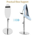 thumbnail image 3 of HOMEMAXS  Shoe Display Stand Shoes Storage Organizer Riser Sandals Heels Silver, 3 of 8