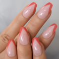 thumbnail image 1 of Puntas de manicura francesa con degradado beige Uñas postizas naturales preciosas y elegantes Uñas descoloridas Diseñadas a presión en las uñas de manicura Tan Jianjun unisex, 1 of 2