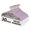 Pale Purple, variant on LEDREM 30-Pack Adjustable Velvet Hangers, Heavy-Duty Non-Slip Skirt Hangers, Pants Hangers with Movable Clips, Space-Saving for Dresses & Coats, White