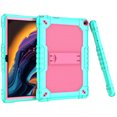 thumbnail image 5 of FIEWESEY Case for Walmart ONN 10.1 Inch Gen 3 2022 Tablet(Model:100071485) Shoulder Strap Hand Strap Rotatable Stand Kids Shockproof Case for Onn 10.1 3nd Gen+Screen Protector(Green/Pink,1 Pcs), 5 of 7