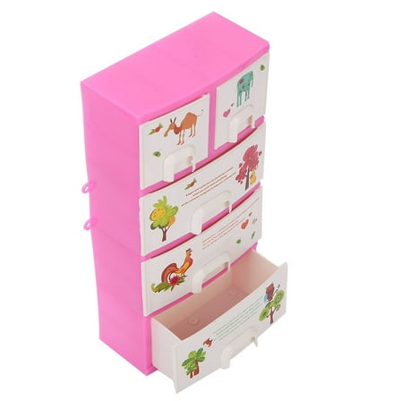 Dolls Cabinet, Doll Accessories Toys Closet Wardrobe Cabinet Firm And Dolls Closet, Plastic Material Premium Plastic Material, For Gifts Home