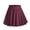 Red, variant on Idoravan Women's Basic Versatile Skirt Clearance Women Summer Fashion Casual Solid High Waist Short Swing Skirt