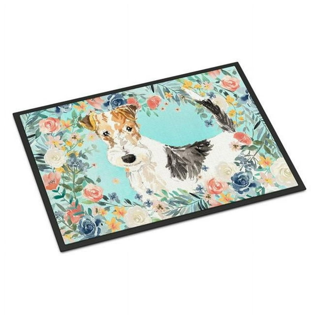 Carolines Treasures CK3402JMAT Tapis d'Intérieur Ou d'Extérieur Fox Terrier 24 x 36 Po