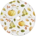 thumbnail image 1 of FMSHPON Autumn Pumpkins Xmas Christmas Tree Skirt Stand Mat for Holiday Party Decoration Indoor Outdoor 36 inches, 1 of 6