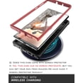 thumbnail image 3 of ArmadilloTek Vanguard Case Compatible with Samsung Galaxy Note10 Military Grade Full-Body Rugged with Built-in Kickstand [Screenless Version] - Red, 3 of 5