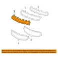 thumbnail image 3 of CAPA For 08-12 Malibu Front Upper Grille Trim Grill Surround Molding 15823701, 3 of 5