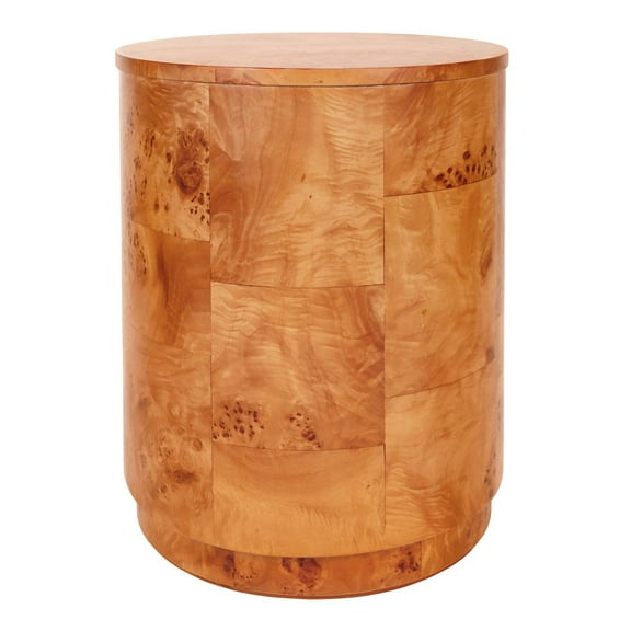 New Pacific Direct Arsenio Burl Wood Round Side/End Table