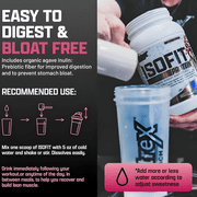 Nutrex Research IsoFit Strawberries and Cream Whey Protein Isolate Powder 70 Servings