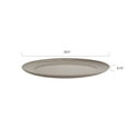 thumbnail image 5 of Mainstays - Beige Round Plastic Plate, Swirl Etched, 10.5 inch, 5 of 6