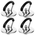thumbnail image 5 of HONMEET 4 Pcs Rodshake Black Stainless Steel Heat Resistant Pot Lid Handle Replacement Comfortable Grip Durable Universal Design 2.2×1.9×1.5in, 5 of 8