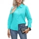 thumbnail image 3 of Camisas de Vestir de Larga con Botones para Mujer, Blusas de Oficina con Cuello Antiarrugas. Azul M, 3 of 8