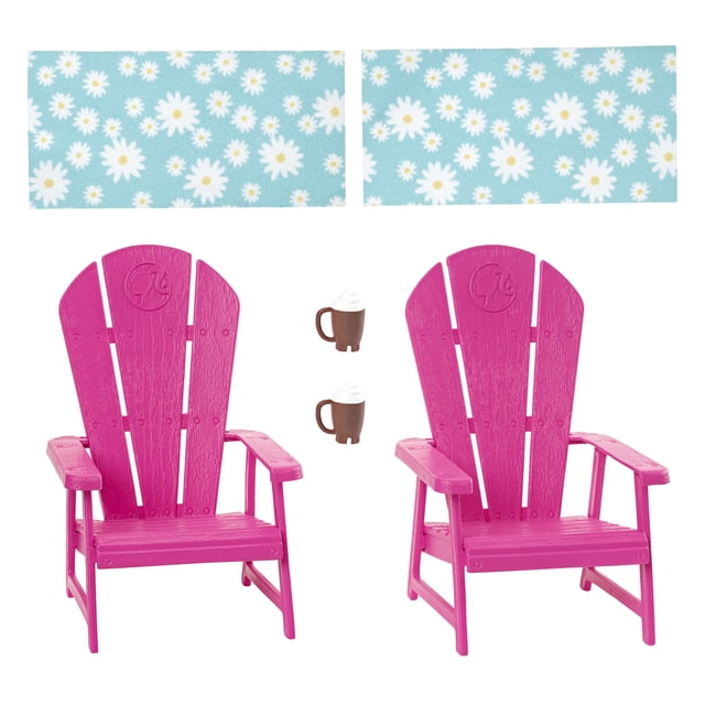 Set de sillas Mattel Barbie con accesorios