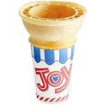 thumbnail image 4 of JOY #60 Flat Bottom Jacketed Cake Cone - 484/Case | Ideal for Multi-Scoop Treats, 4 of 6