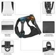 thumbnail image 3 of Vsdgher Spooky Halloween Pattern Dog Harness,No Pull Pet Harness with Soft Padded Handle,Adjustable Reflective Vest with 2 Buckles,4 Slide Buckles,S-XL X-Large, 3 of 5