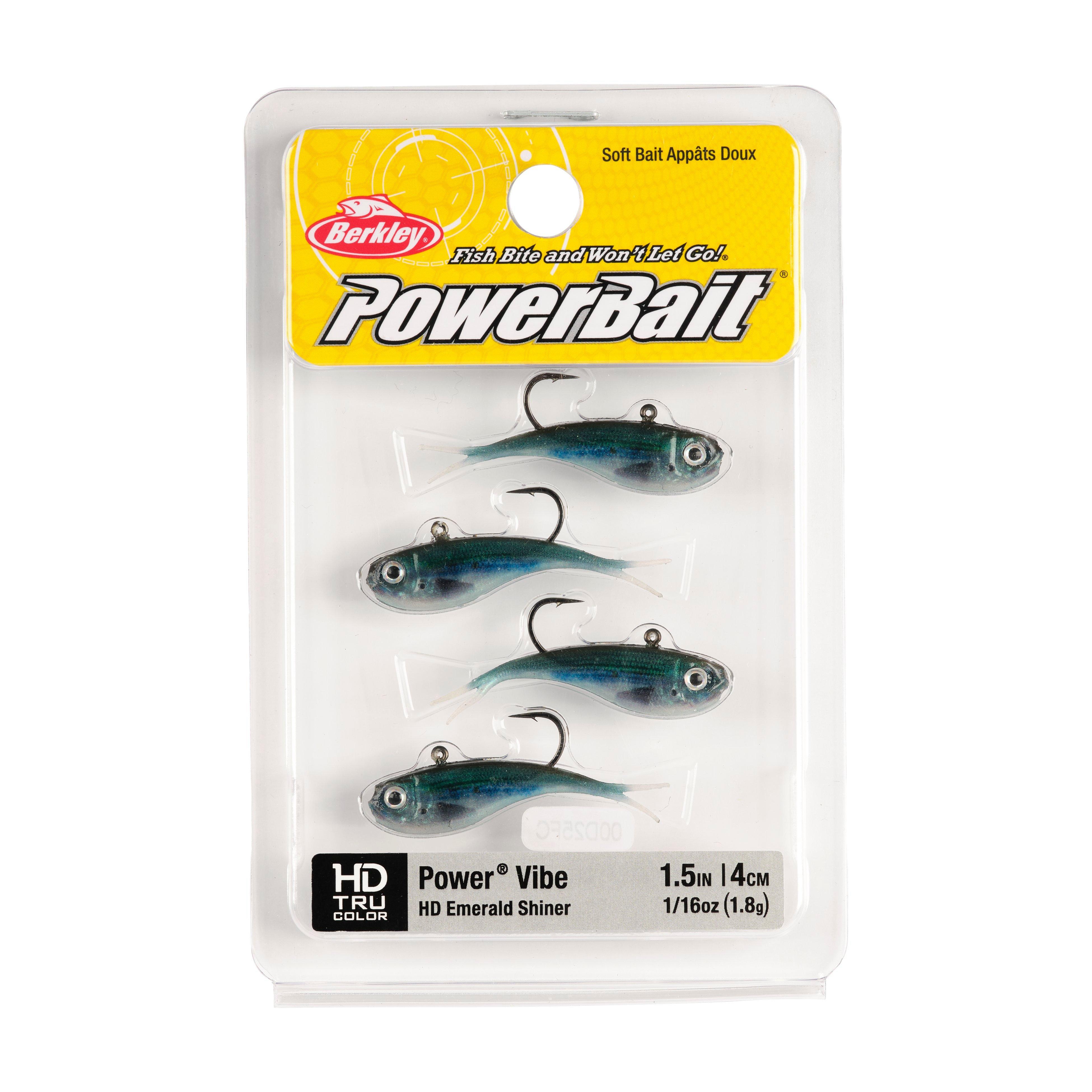 Berkley PowerBait® Power® Vibe, 1.5 in, HD Emerald Shiner