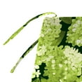 thumbnail image 4 of Jordan Manufacturing 57" x 18.75" Hydrangea Forest Green Floral Rectangular Outdoor Settee Swing Bench Cushion with Ties, 4 of 10