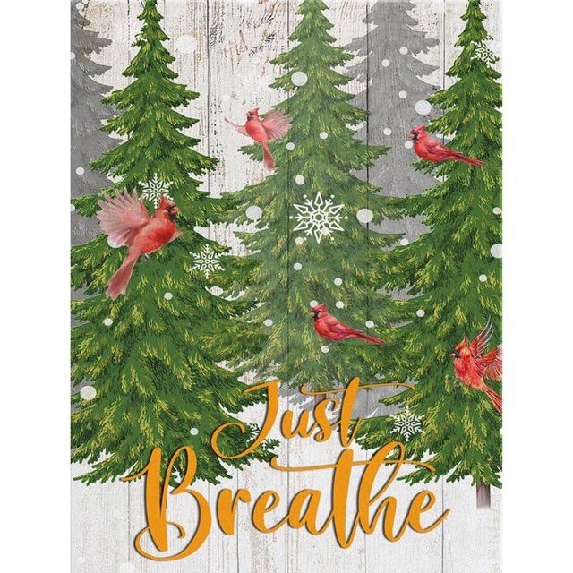 Cuadros Decorativos Decoración de árbol de Navidad 5D DIY Kits de pintura de Likrtyny diamantes de imitación redondos adorno colgante de arte para puerta pared decoración del hogar