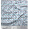thumbnail image 1 of Soimoi Velvet Fabric Floral Small Decor Fabric Printed Yard 58 Inch Wide, 1 of 3