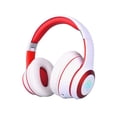 thumbnail image 2 of Hwkond Headphones Wireless Bluetooth 5.0 Headband Bluetooth Headset Luminous Retractable Folding HiFi Subwoofer Full Wrap-around Ear Wireless Bluetooth Headset on Clearance, 2 of 7