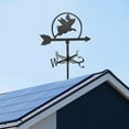 thumbnail image 3 of Weather Vane,Stainless Weather Vane Durable Farm Scene,Weather Vanes for Roofs Sheds Yard Cupola Barns,Iron Weathervanes Garden Outdoor Weather Vane,Retro Garden Stake Weather Vane, 3 of 6