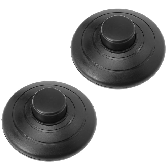 KAKOWELY 2Pcs Pedal Switch Plastic Button Switch Hotel Floor Lamp Bedside Lamp Switch,2.76"X2.76"X1.18"