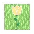 thumbnail image 6 of Sunny Fashion Girls Dress Lime Polka Dot Tulip Pocket Embroidered Cotton Garden Spring Sundress 6 Years, 6 of 7