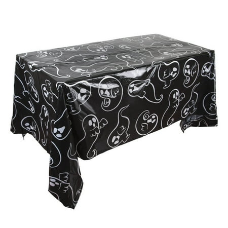 

Halloween Table Linens Rectangle Fabric Dustproof Washable Party Tablecloth Cover for Dining Table Decoration B