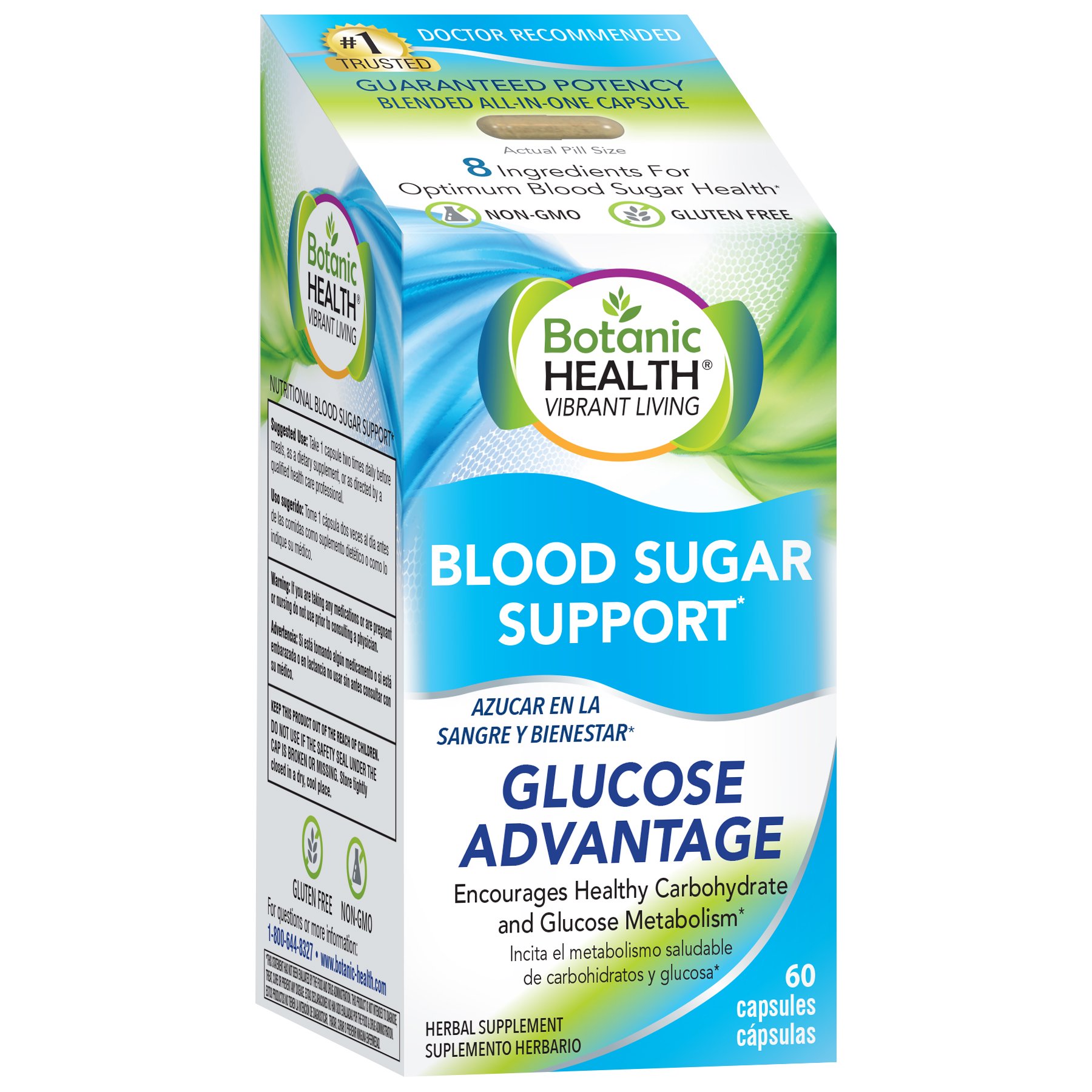 Botanic Health Glucose Advantage, 60 Ct