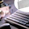thumbnail image 4 of Teclado suave de 85 teclas, teclado plegable de silicona, teclado enrollable resistente al agua con cable USB para PC, Notebook y portátil Adepaton 2033469-1, 4 of 9
