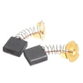 thumbnail image 2 of 10 PCS Mini Black Carbon Motor Brushes Replacement Spare Parts with 25mm Spring and Copper Core for Generic Electric Drill Mill Machine Motors Rotary Tool (Package 1: 203A#, 18*17*7mm), 2 of 8