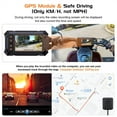 thumbnail image 3 of Motorcycle Dash Cam Dash Camera HD 1080P Dual Lens GPS DVR Dashcam Waterproof Motorbike Video Recorder 32GB ,Easy to Install, 3 of 7