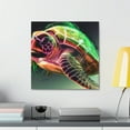 thumbnail image 3 of Sea Turtle Slumbering - Canvas, 3 of 10
